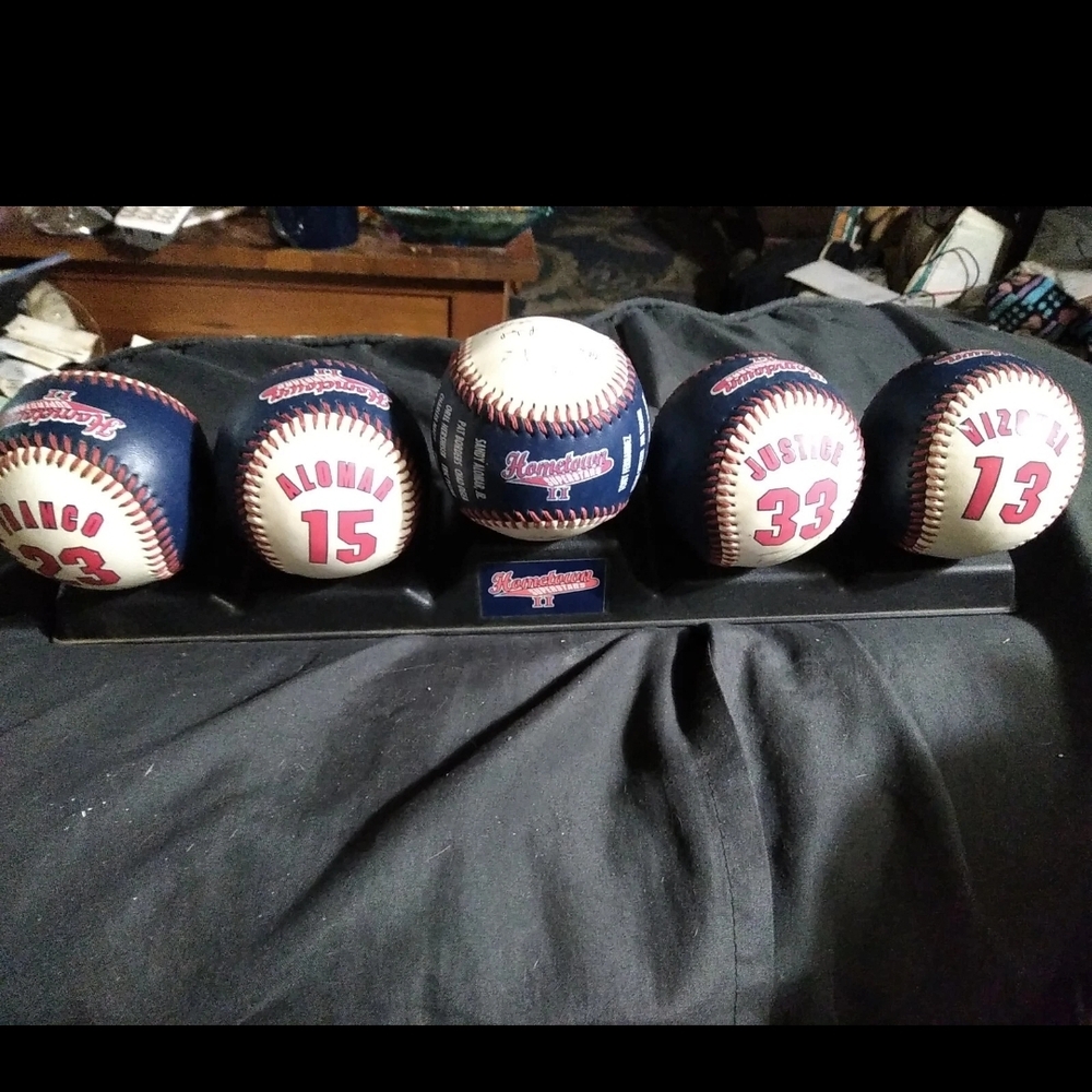 Burger King Cleveland Indians Hometown Superstars Baseball Set of 5 Balls 1996
